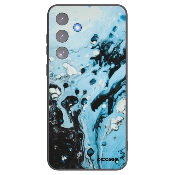 Picasee silikonski črni ovitek za Samsung Galaxy S25 FE 5G - Organic blue