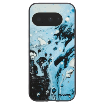 Picasee silikonski črni ovitek za Google Pixel 10 - Organic blue