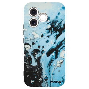Picasee silikonski črni ovitek za Honor 600 Lite - Organic blue