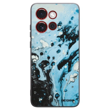 Picasee silikonski črni ovitek za Motorola Edge 60 Neo 5G - Organic blue