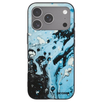 Picasee silikonski črni ovitek za Apple iPhone 18 Pro - Organic blue