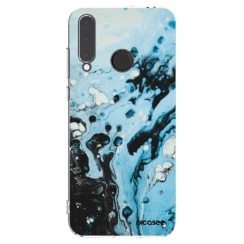 Picasee silikonski prozorni ovitek za Honor 20 Lite - Organic blue