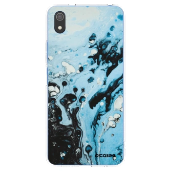 Picasee silikonski prozorni ovitek za Xiaomi Redmi 7A - Organic blue