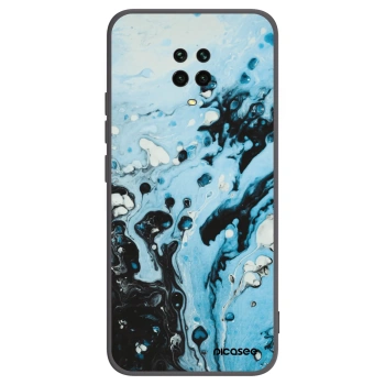 Picasee silikonski črni ovitek za Xiaomi Redmi Note 9S - Organic blue