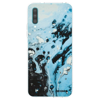 Picasee silikonski prozorni ovitek za Samsung Galaxy A30s A307F - Organic blue