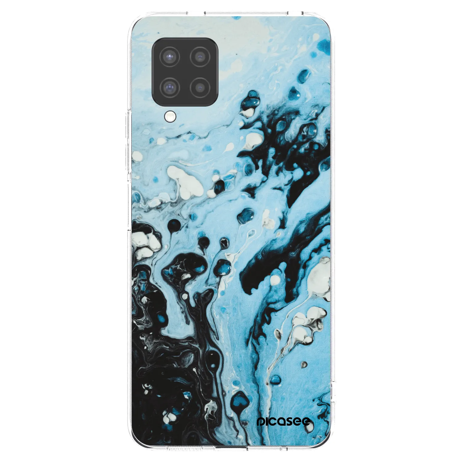 Picasee silikonski prozorni ovitek za Samsung Galaxy A42 A426B - Organic blue