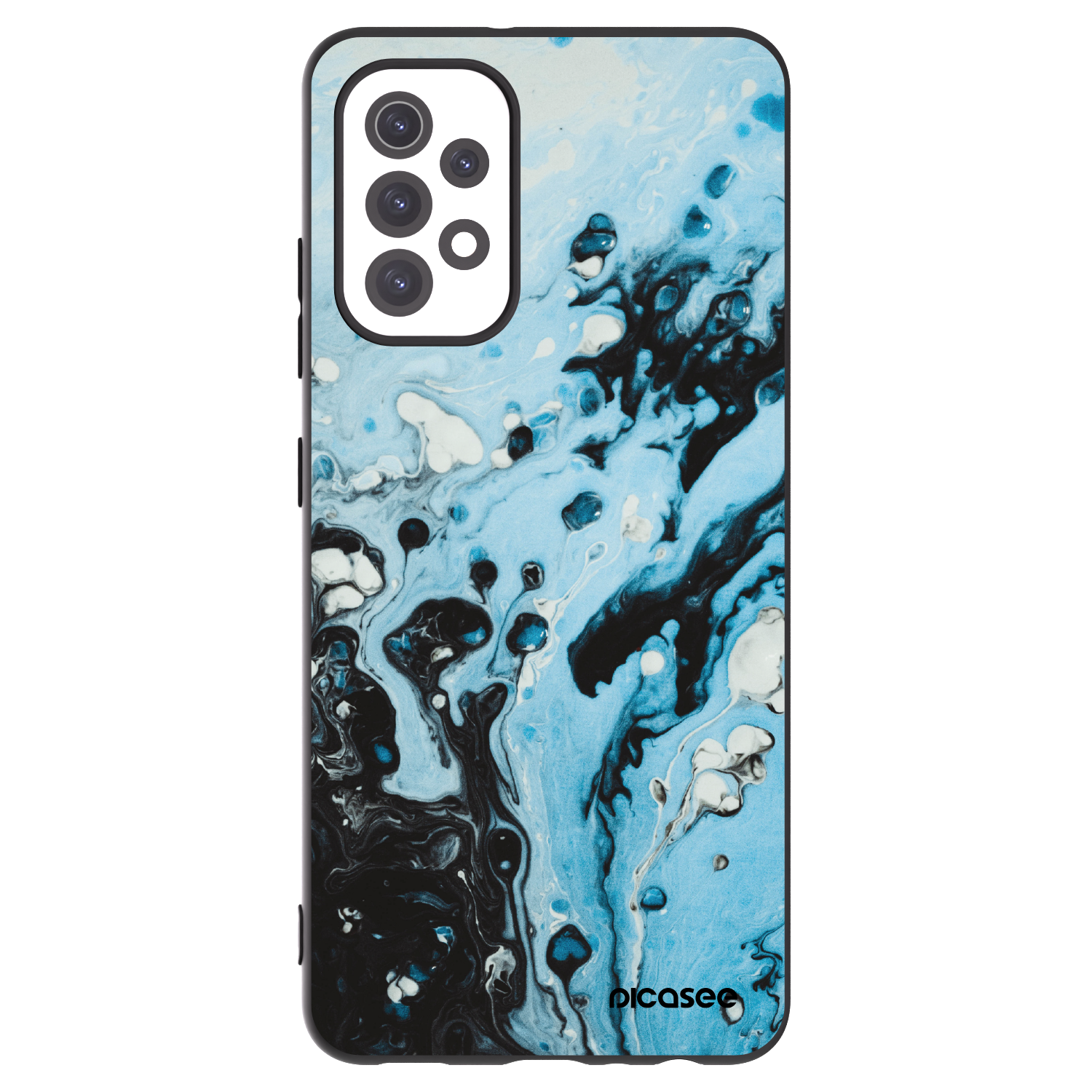 Picasee silikonski črni ovitek za Samsung Galaxy A32 5G A326B - Organic blue