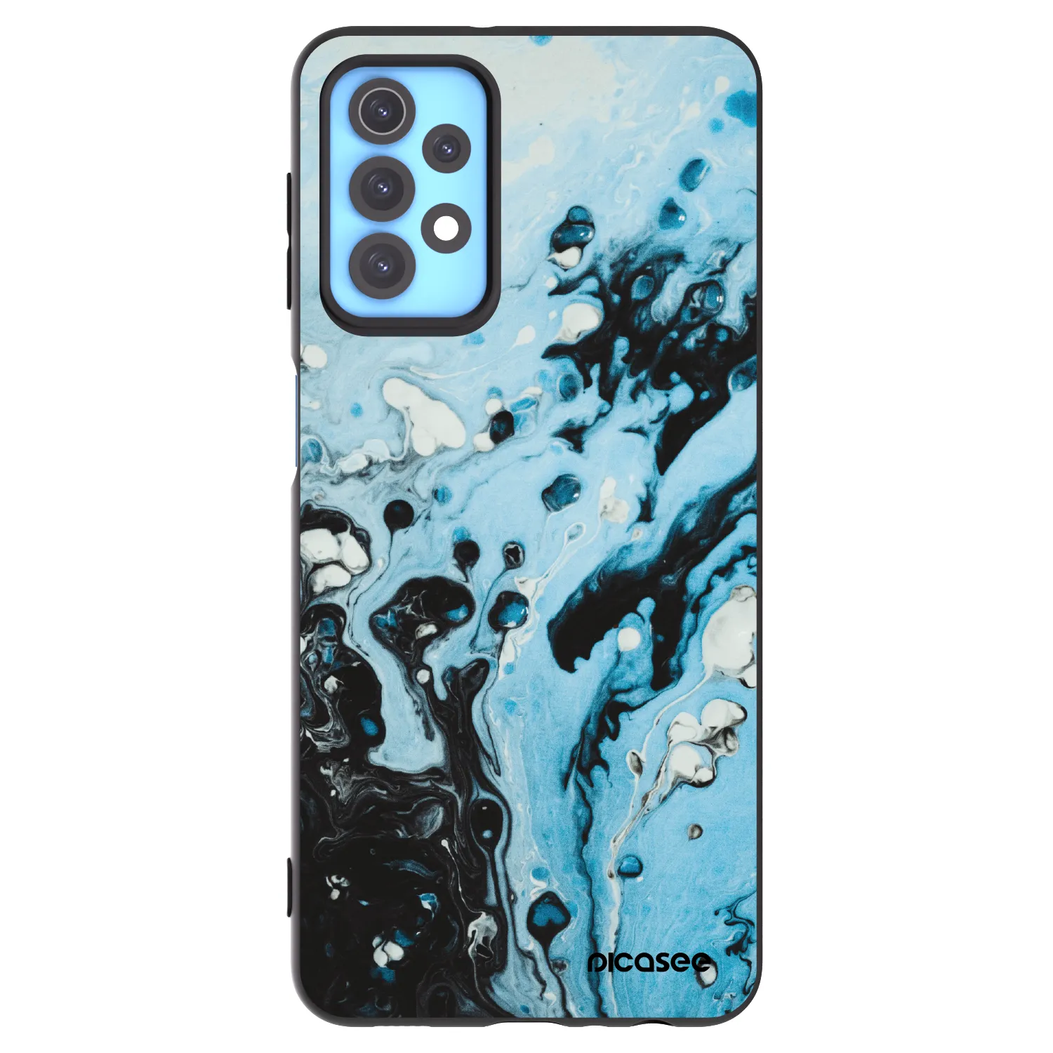 Picasee silikonski črni ovitek za Samsung Galaxy A32 4G SM-A325F - Organic blue