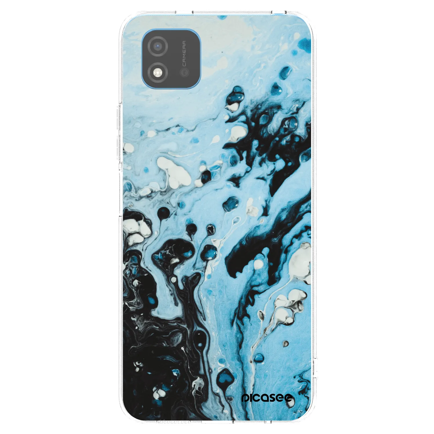 Picasee silikonski prozorni ovitek za Realme C11 (2021) - Organic blue
