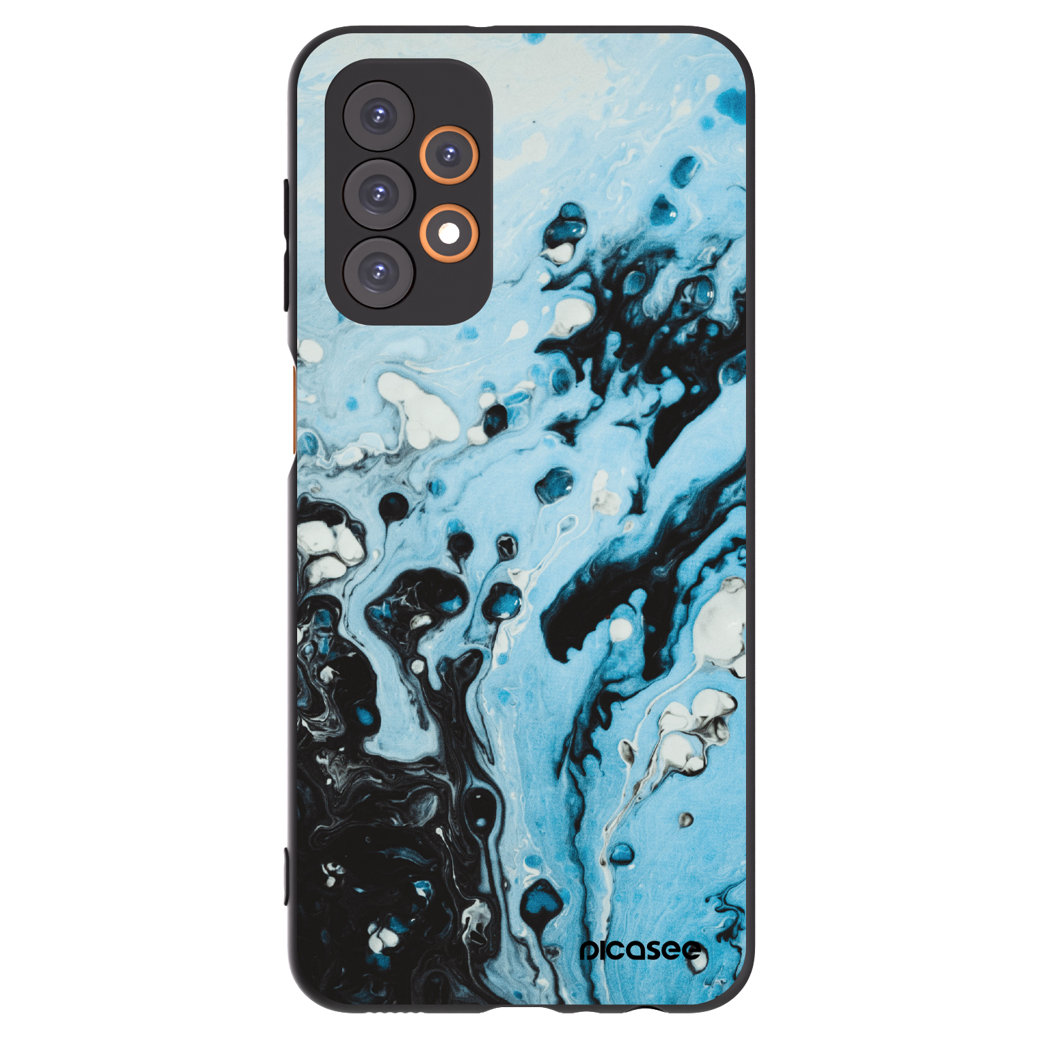 Picasee silikonski črni ovitek za Samsung Galaxy A23 A235F 4G - Organic blue