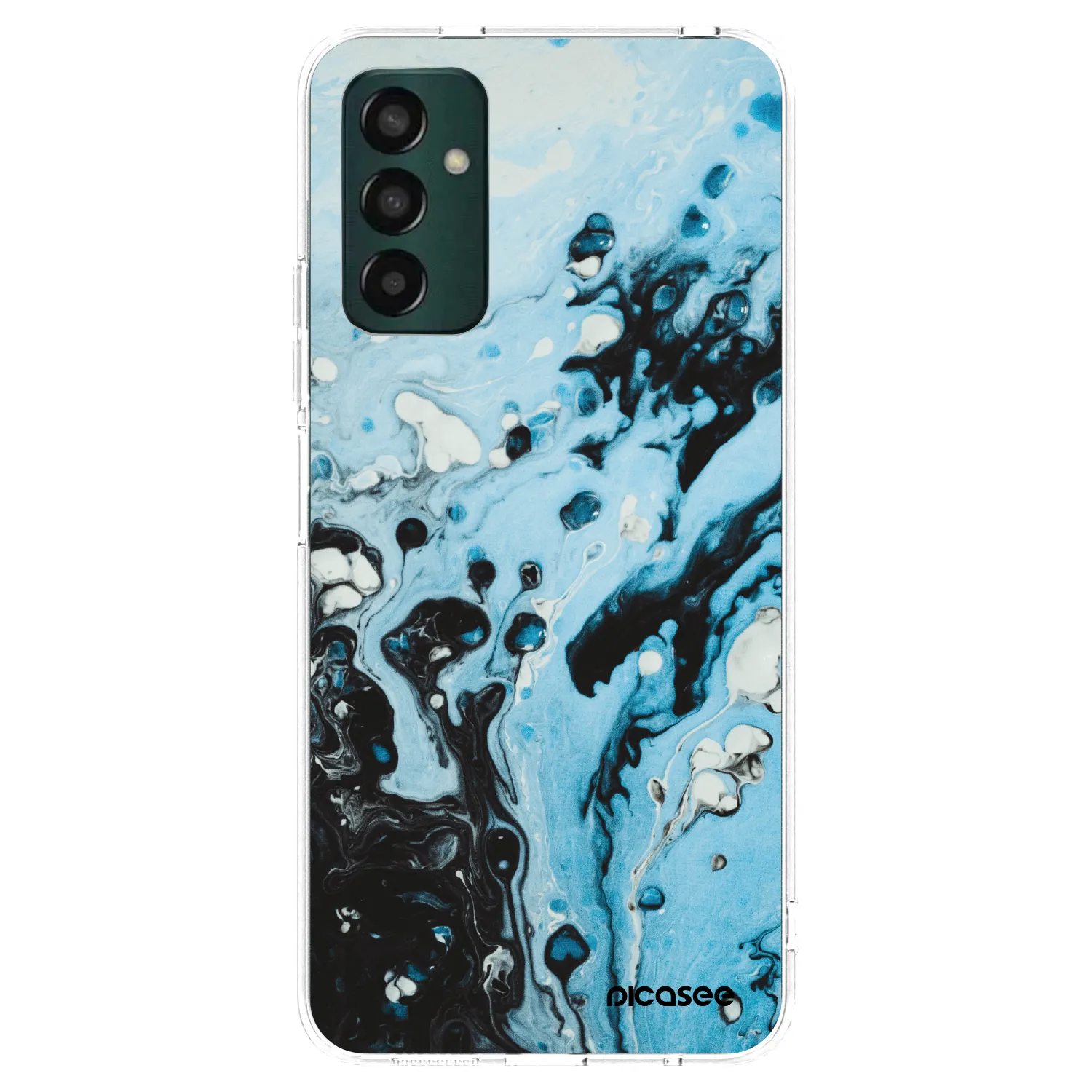 Picasee silikonski prozorni ovitek za Samsung Galaxy M23 5G - Organic blue