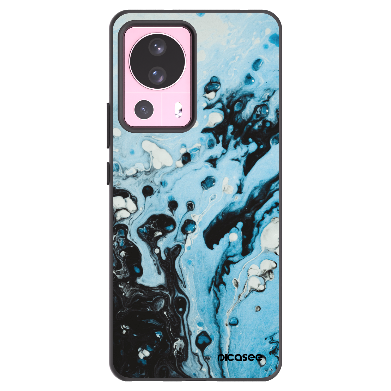 Picasee silikonski črni ovitek za Xiaomi 13 Lite - Organic blue