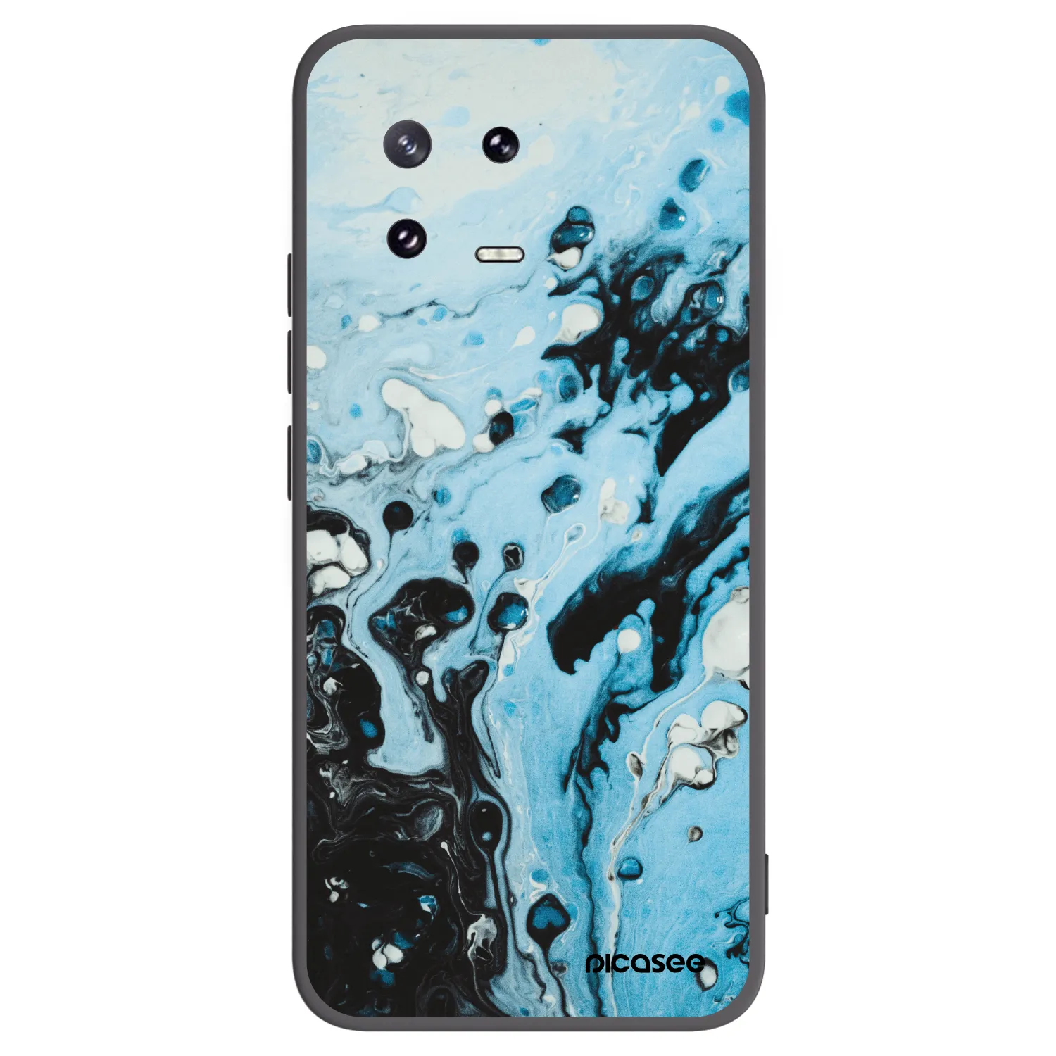 Picasee silikonski črni ovitek za Xiaomi 13 Pro - Organic blue