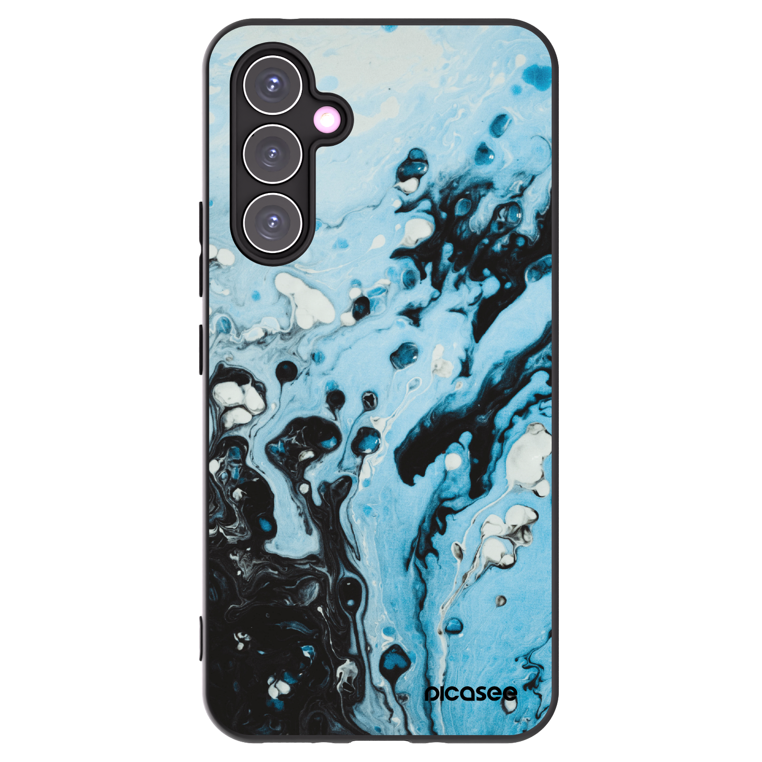 Picasee silikonski črni ovitek za Samsung Galaxy A54 5G A546B - Organic blue