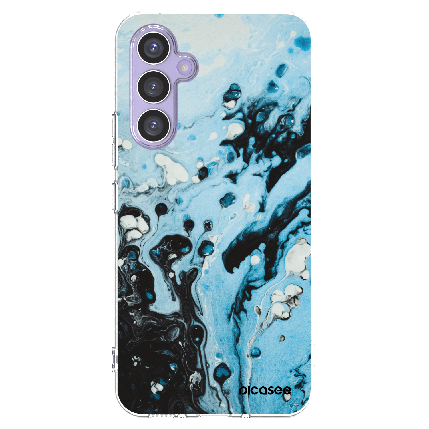 Picasee silikonski prozorni ovitek za Samsung Galaxy A54 5G A546B - Organic blue