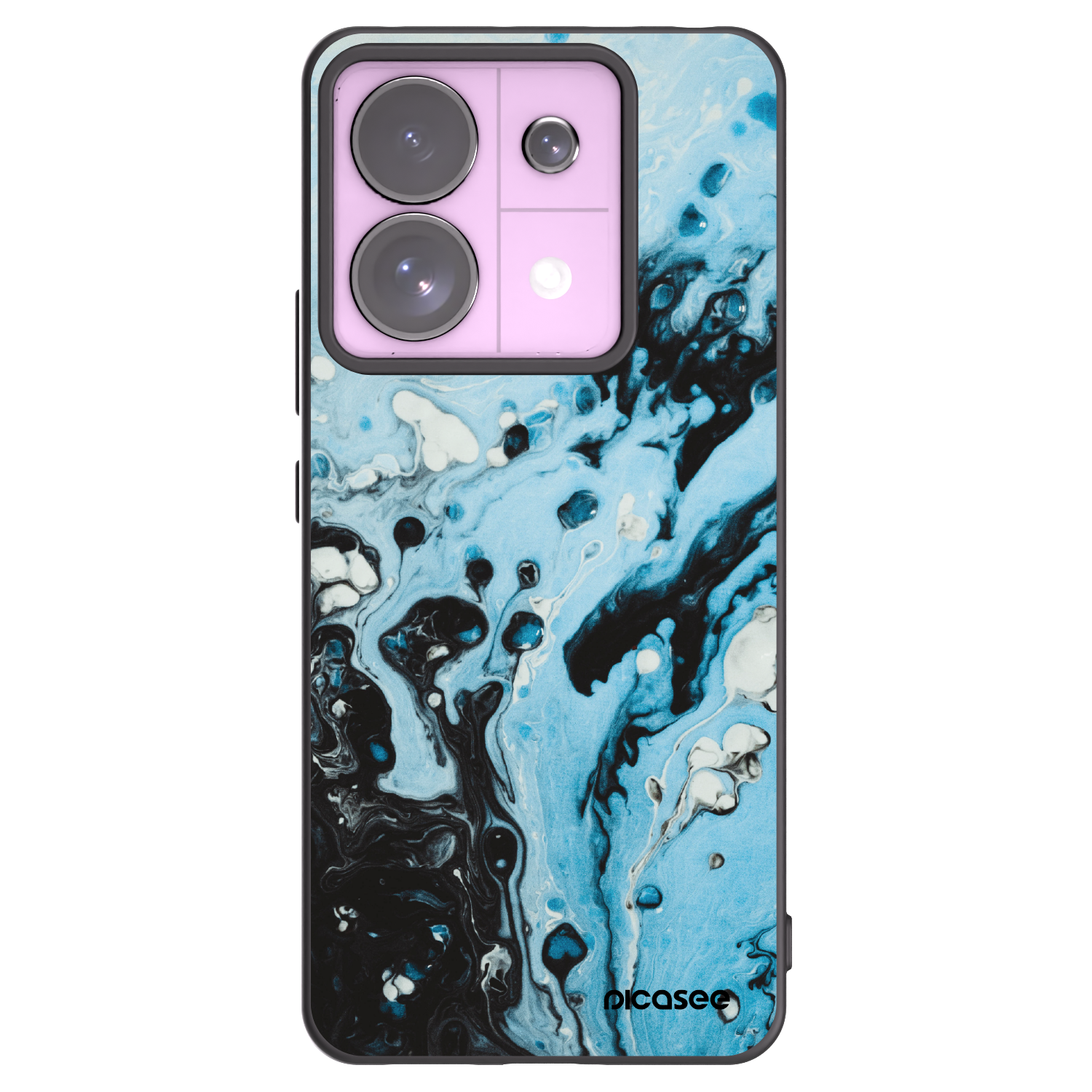 Picasee silikonski črni ovitek za Xiaomi Redmi Note 13 Pro 5G - Organic blue