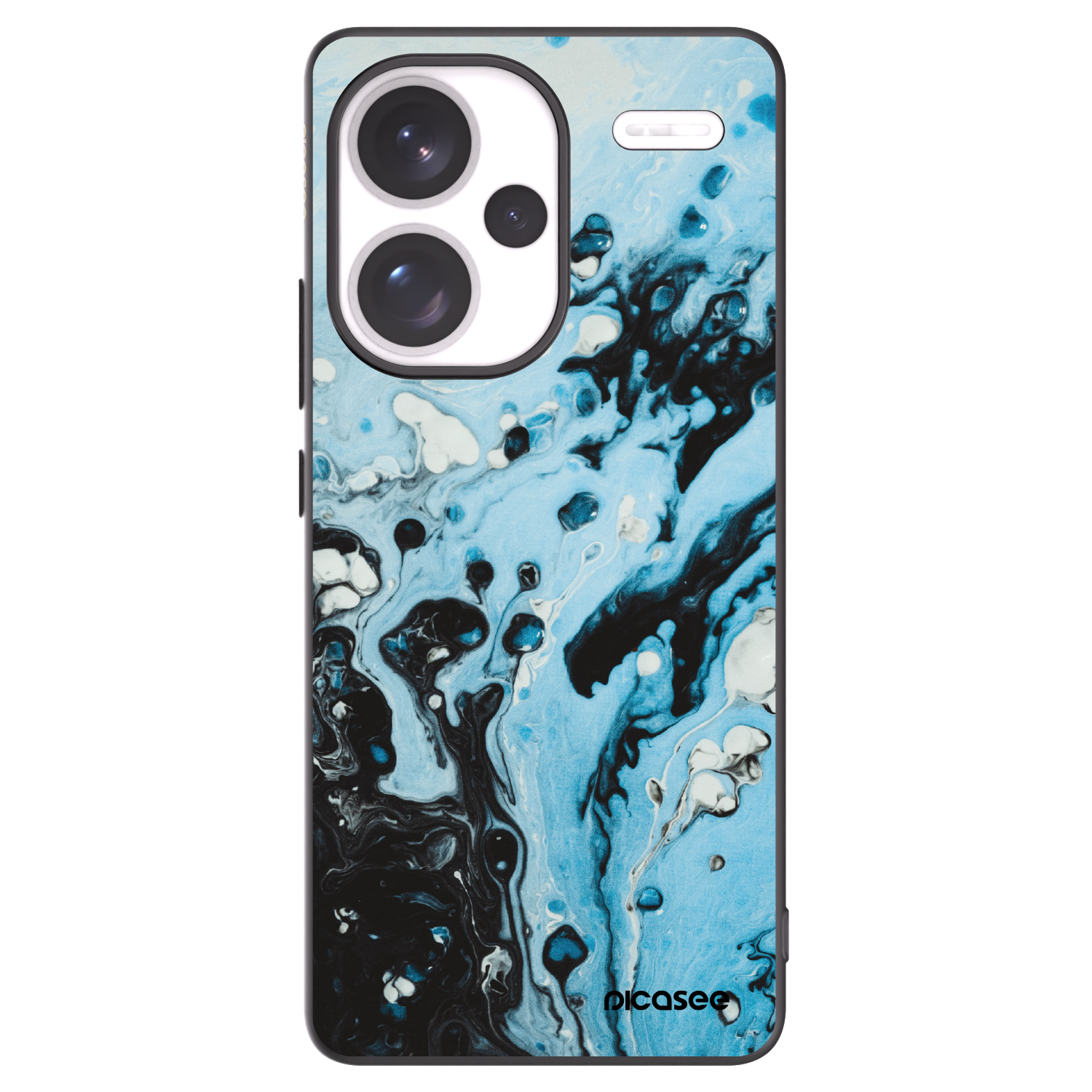 Picasee silikonski črni ovitek za Xiaomi Redmi Note 13 Pro+ 5G - Organic blue