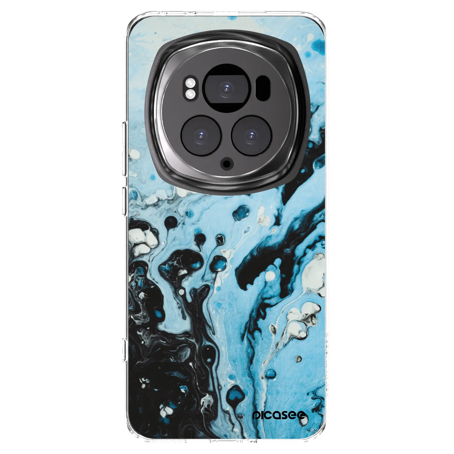 Picasee silikonski prozorni ovitek za Honor Magic6 Pro - Organic blue
