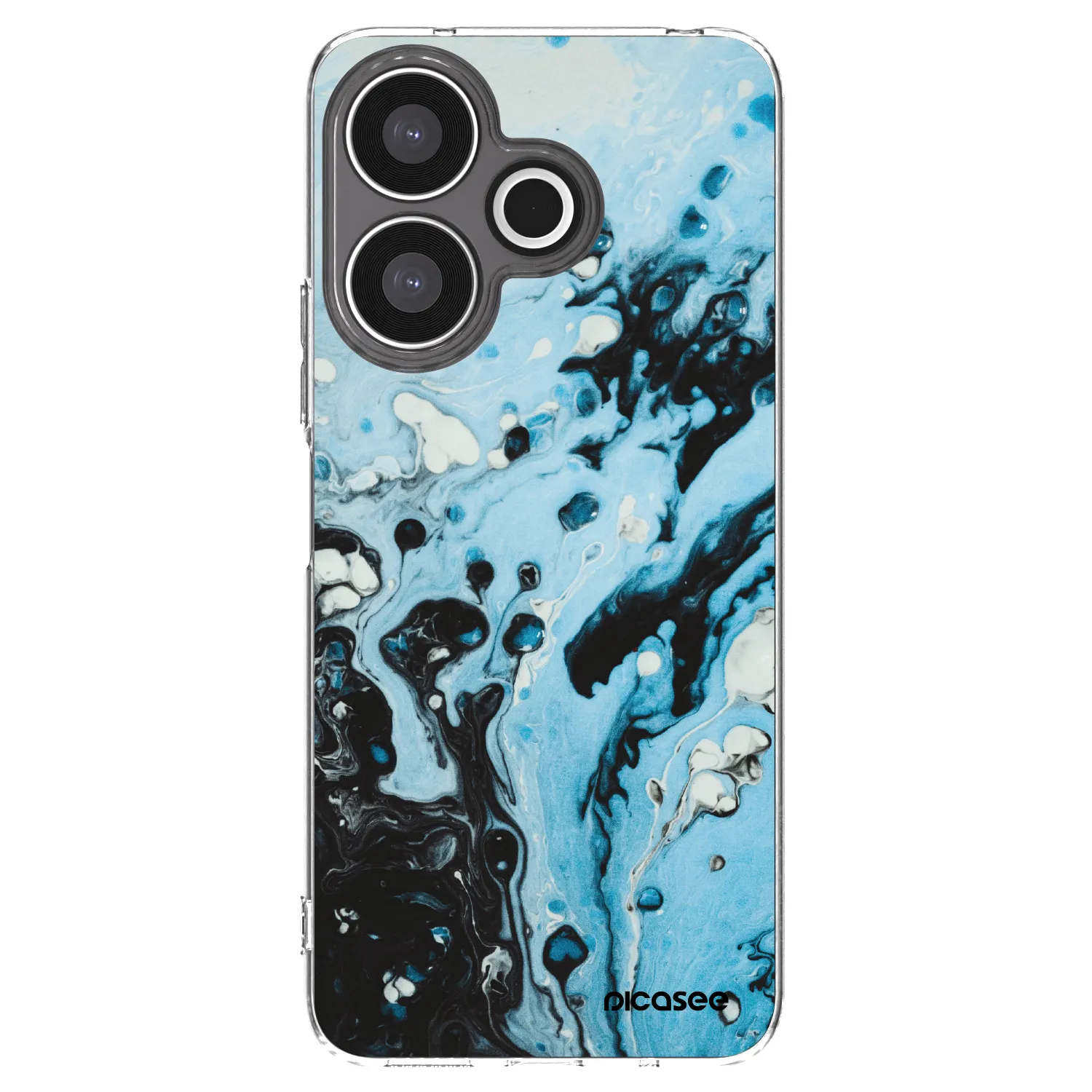 Picasee silikonski prozorni ovitek za Xiaomi Redmi 13 4G - Organic blue