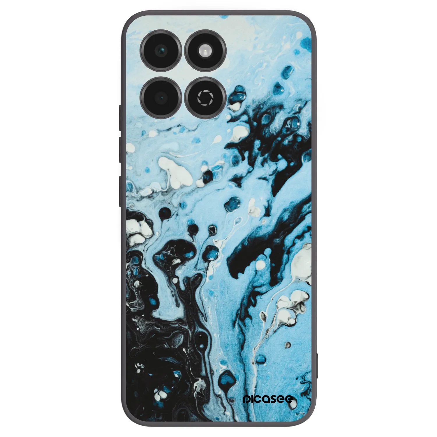 Picasee silikonski črni ovitek za Honor 200 Smart 5G - Organic blue