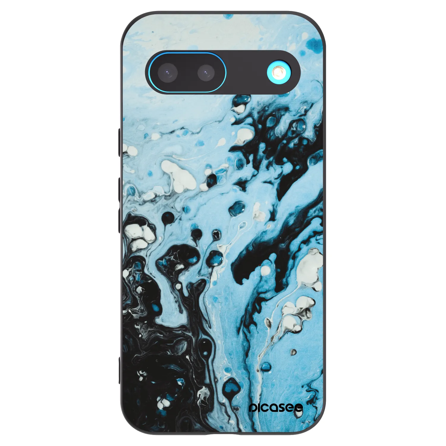 Picasee silikonski črni ovitek za Google Pixel 8 - Organic blue
