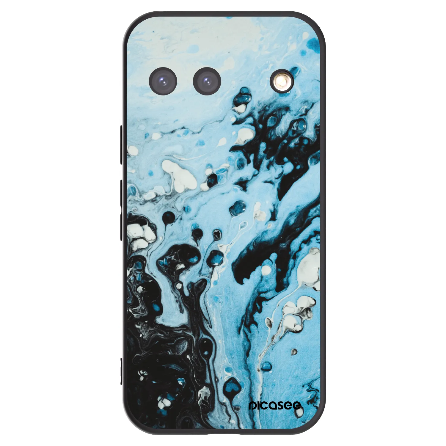 Picasee silikonski črni ovitek za Google Pixel 9 - Organic blue