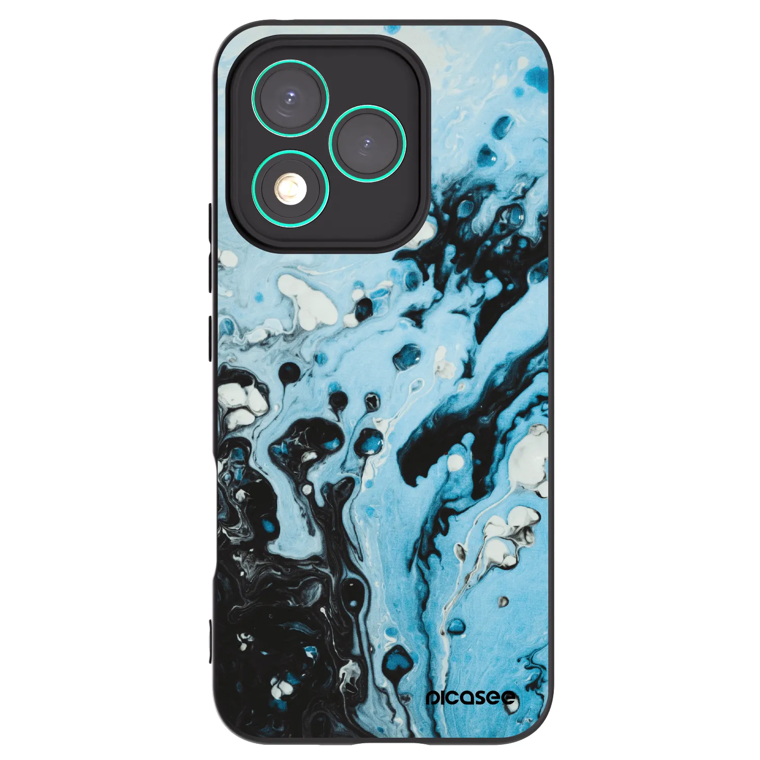 Picasee silikonski črni ovitek za Honor 400 Lite 5G - Organic blue