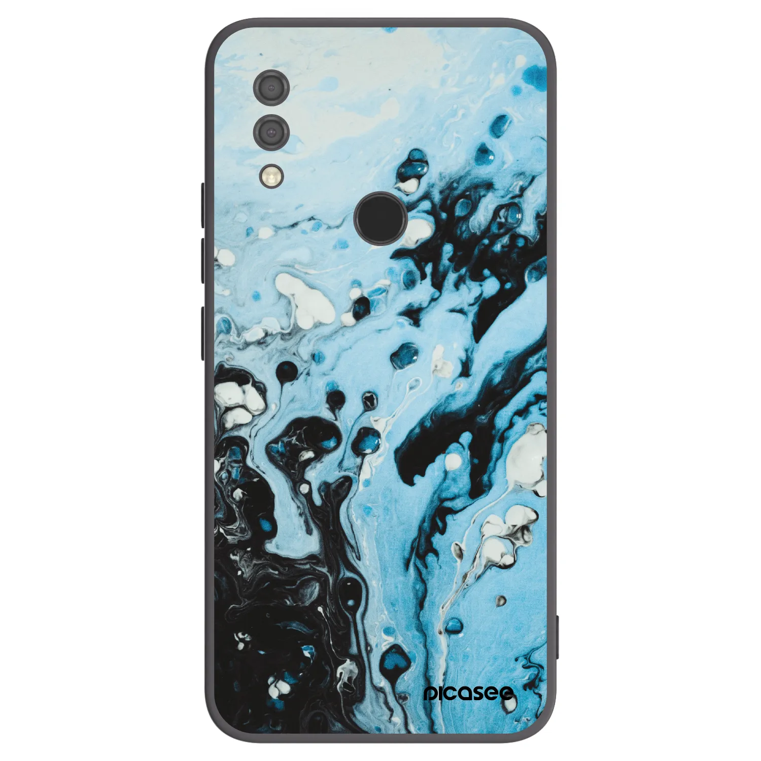 Picasee silikonski črni ovitek za Xiaomi Redmi 7 - Organic blue