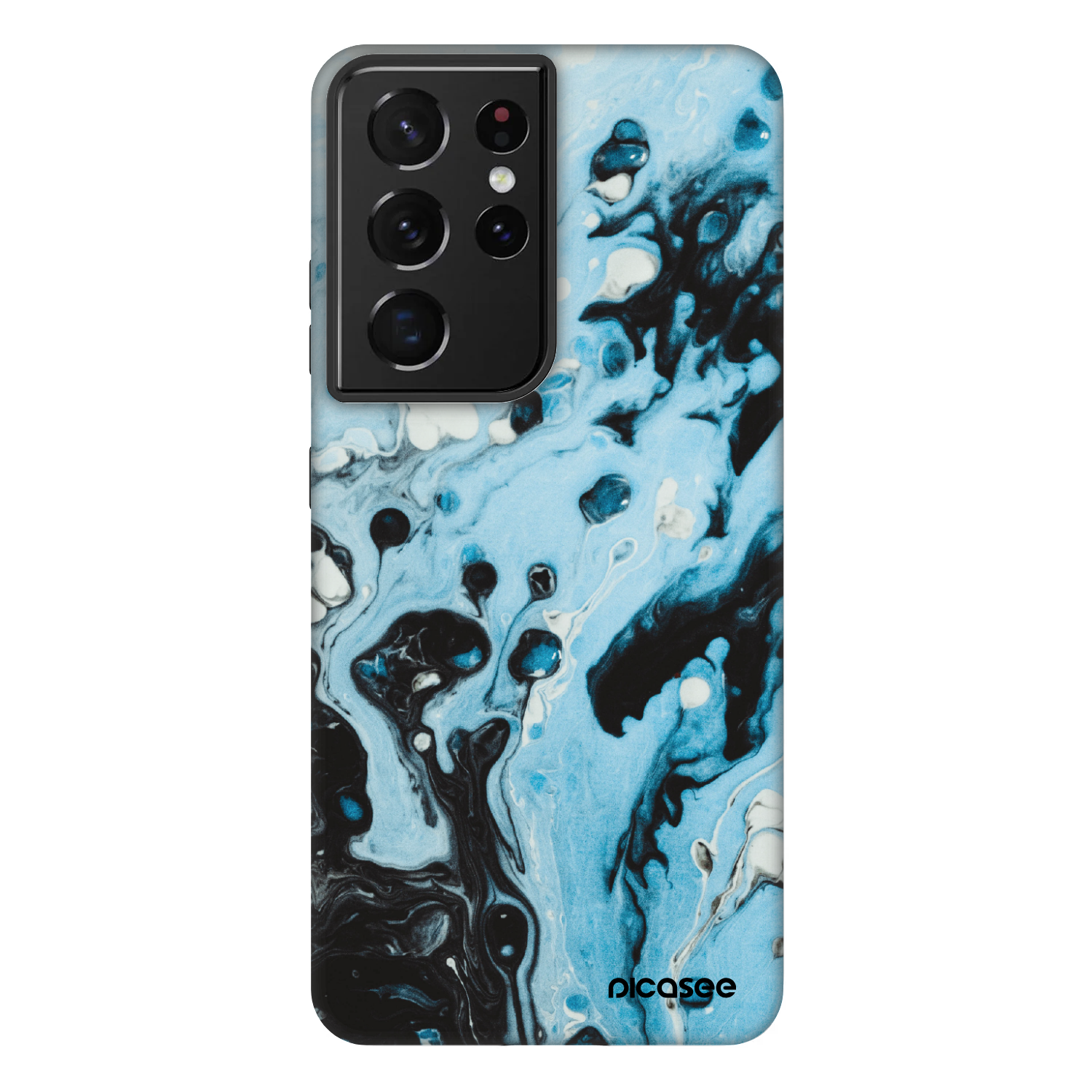 Picasee Fashion Case za Samsung Galaxy S21 Ultra 5G G998B - Organic blue