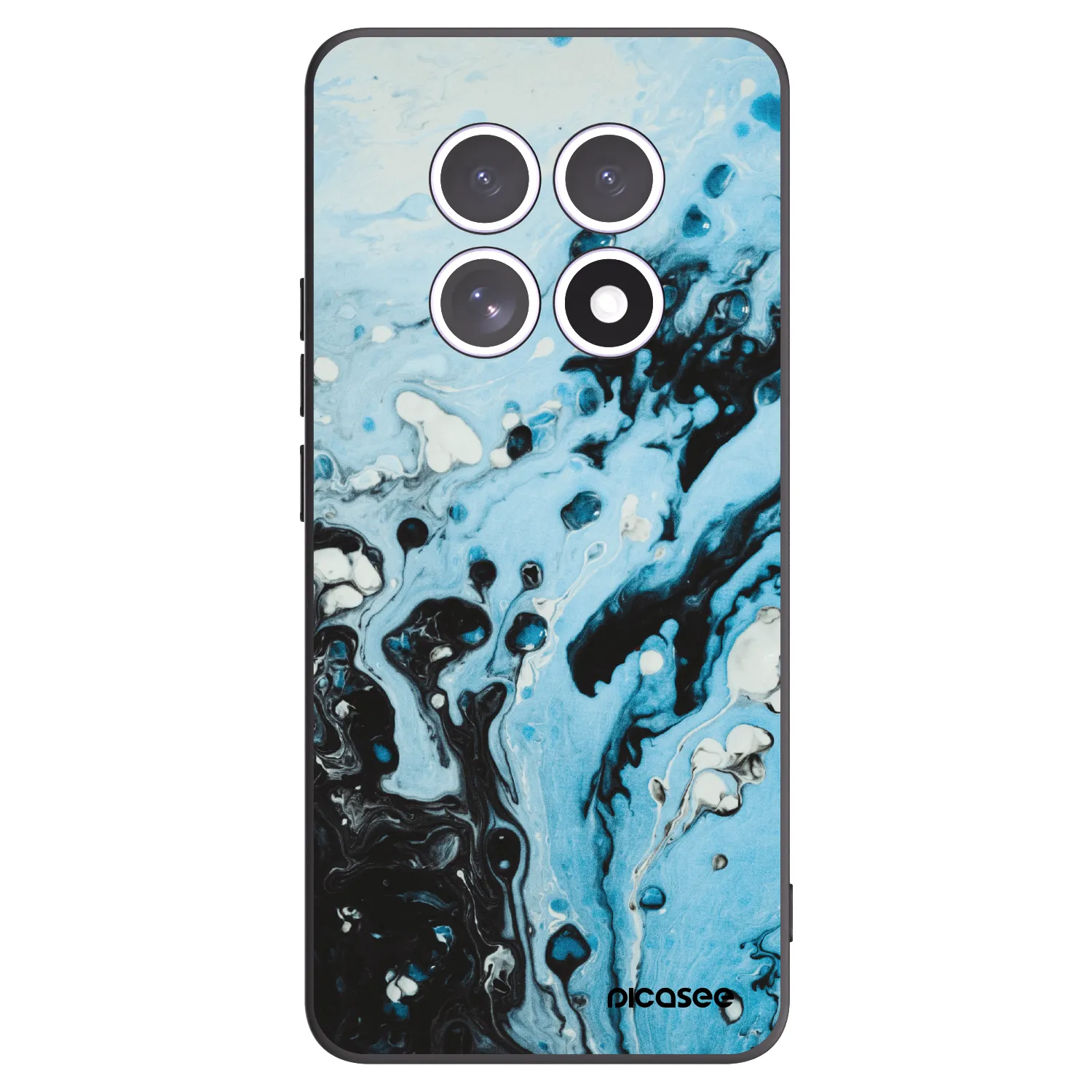 Picasee silikonski črni ovitek za Xiaomi Redmi Note 15 - Organic blue