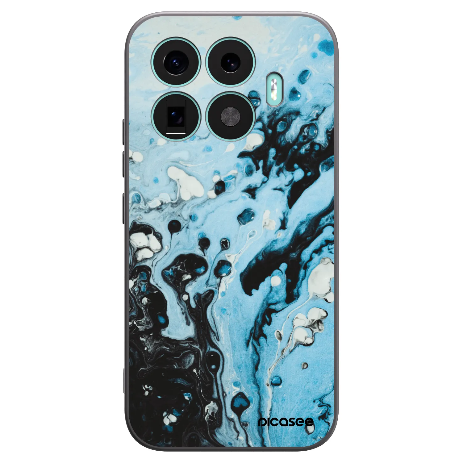 Silikonski črni ovitek za Xiaomi 17T - Organic blue