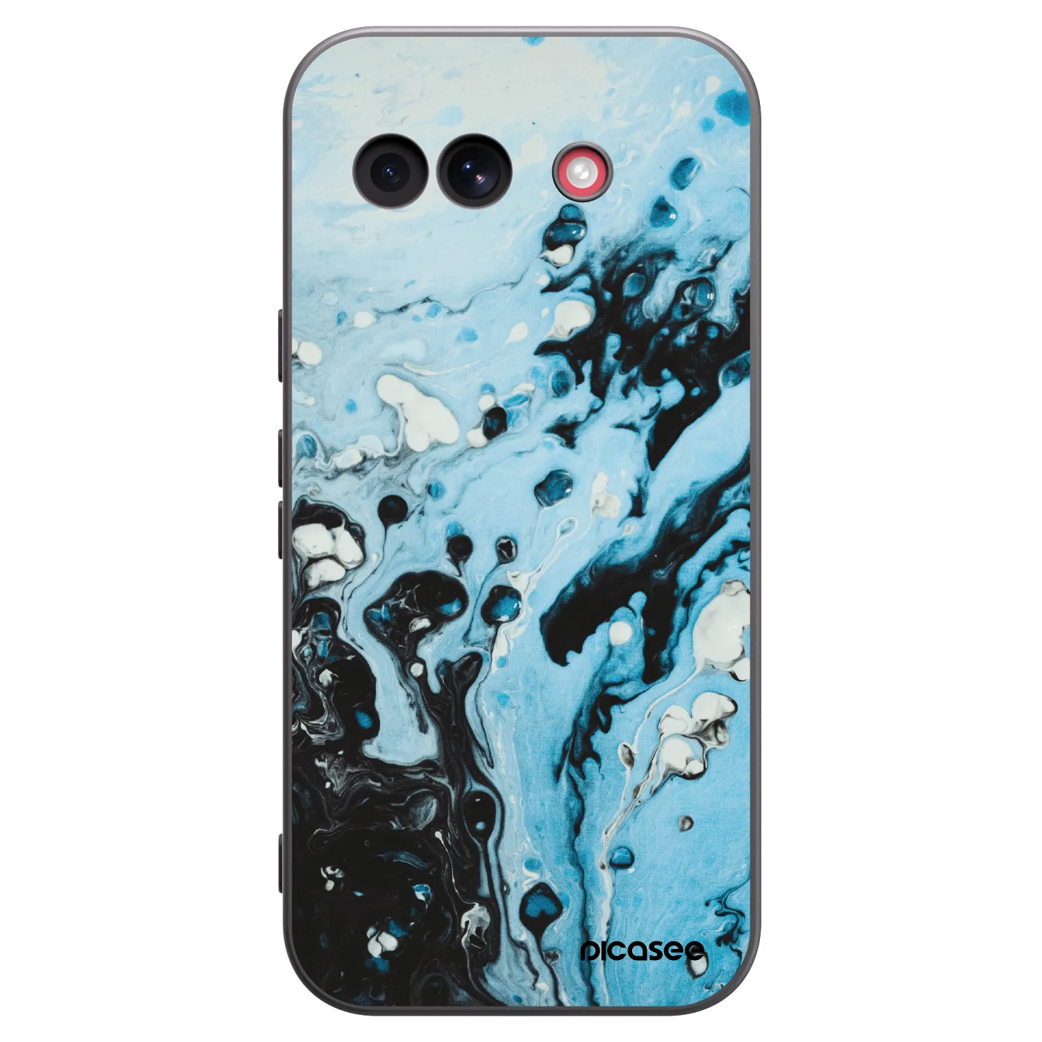Picasee silikonski črni ovitek za Google Pixel 10a - Organic blue
