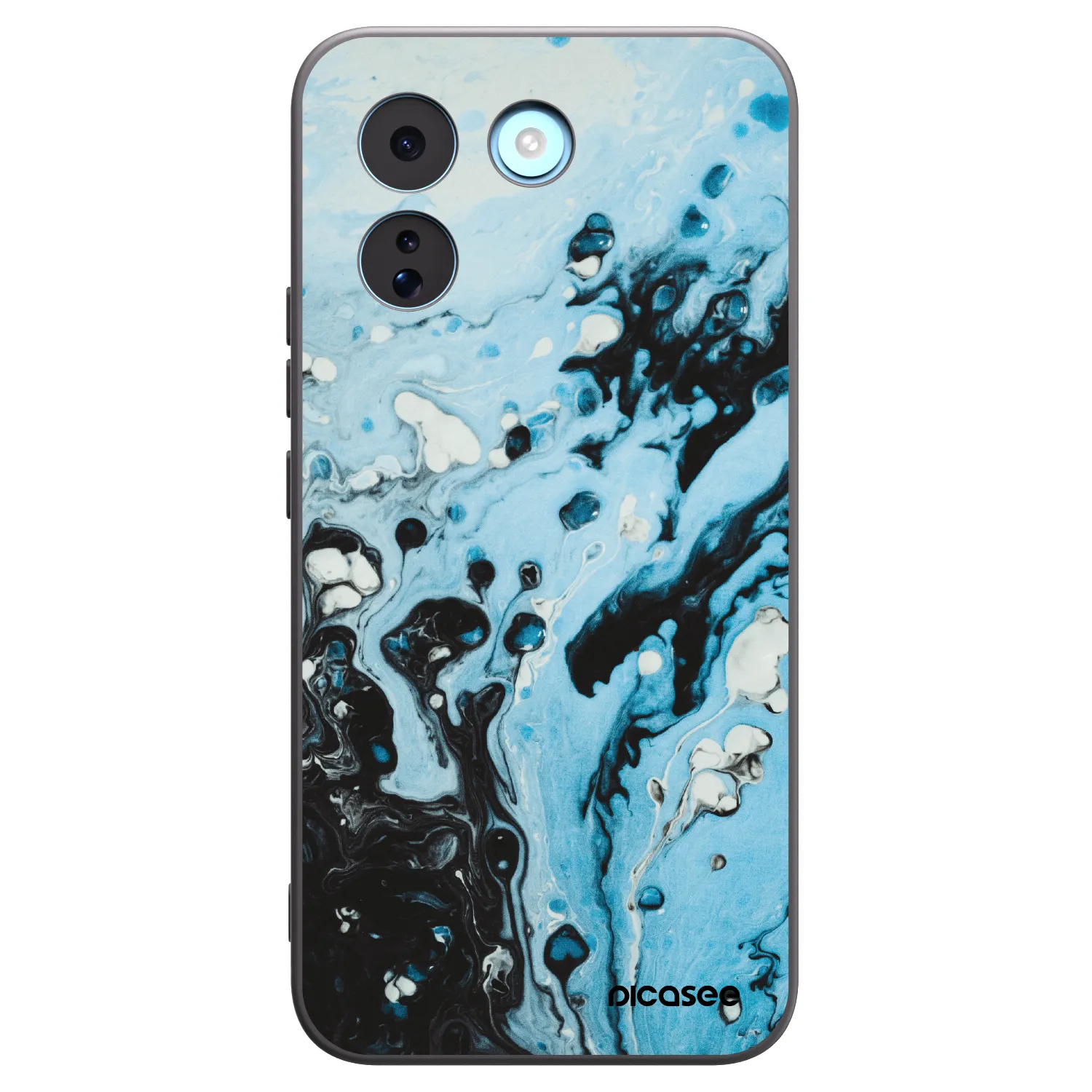 Picasee silikonski črni ovitek za Xiaomi Redmi Note 17 Pro MAX 5G - Organic blue