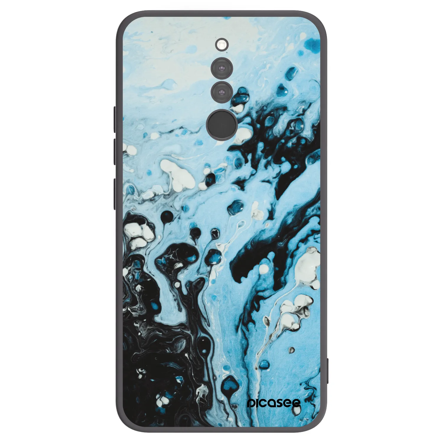 Picasee silikonski črni ovitek za Xiaomi Redmi 8 - Organic blue
