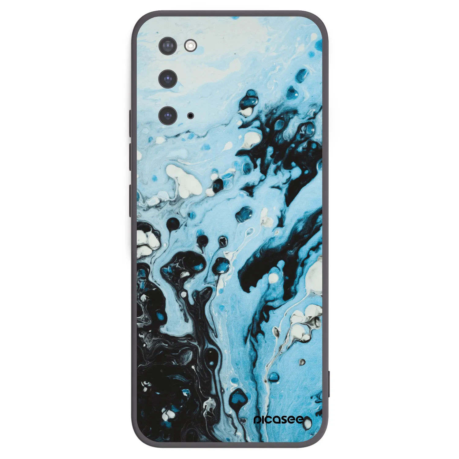 Picasee silikonski črni ovitek za Samsung Galaxy S20 G980F - Organic blue