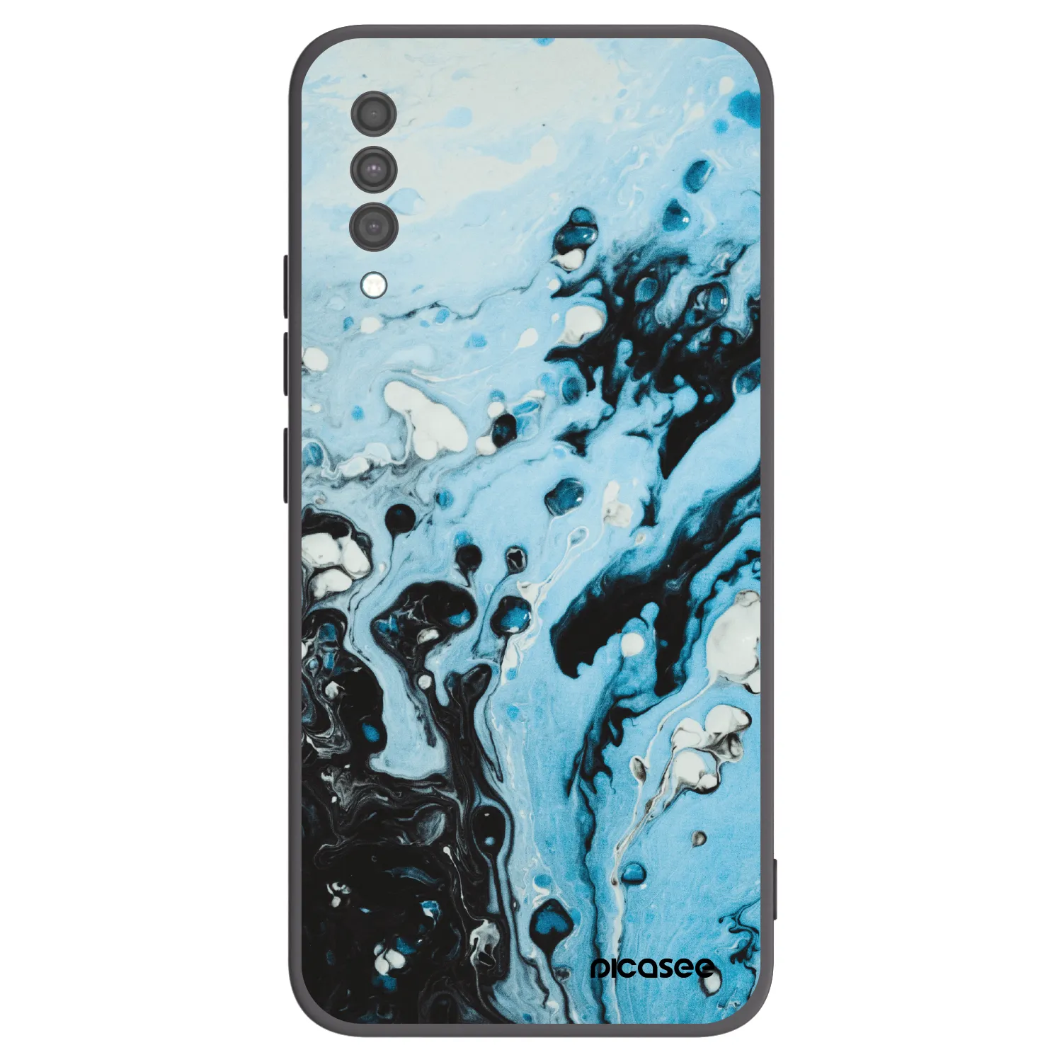 Picasee silikonski črni ovitek za Samsung Galaxy A30s A307F - Organic blue