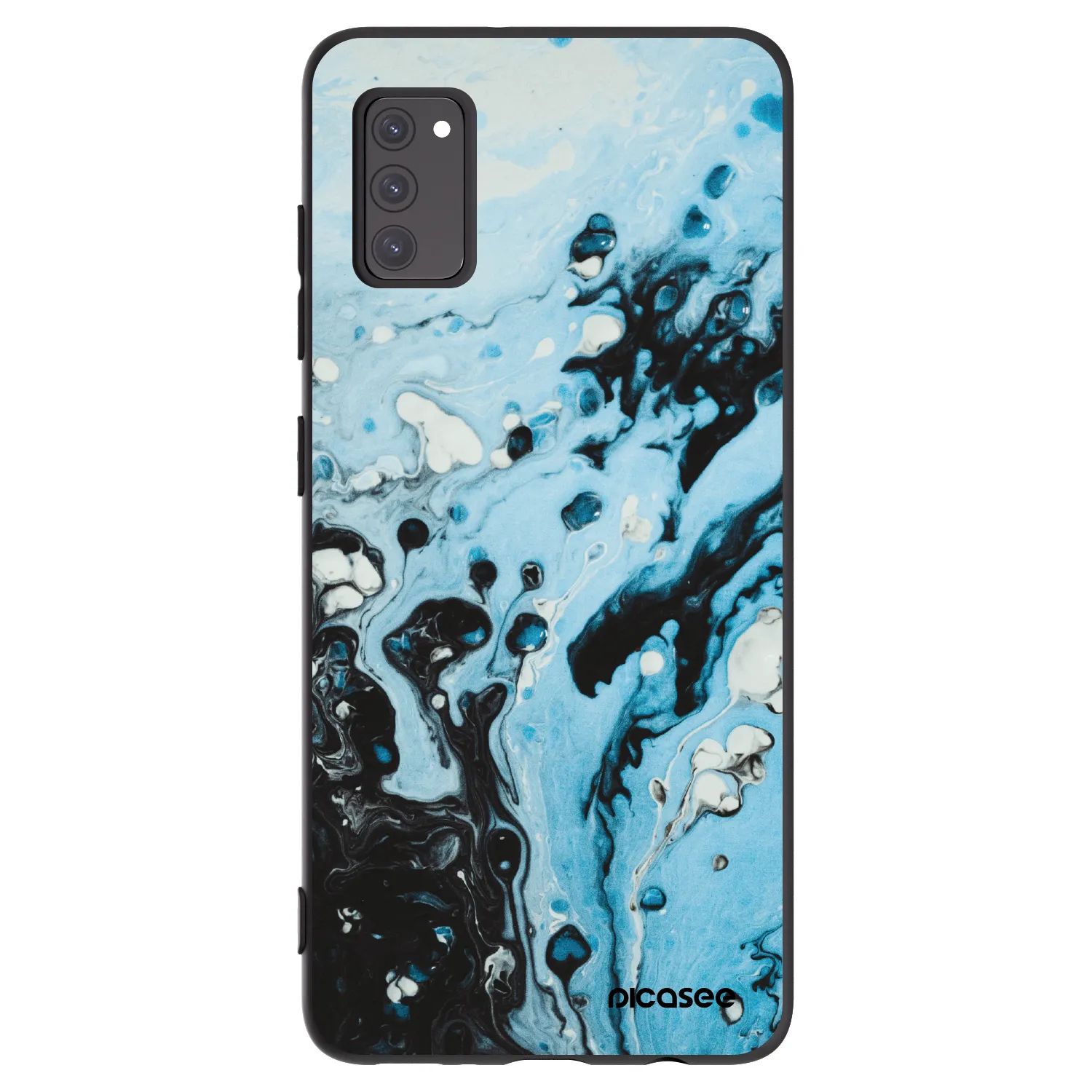 Picasee silikonski črni ovitek za Samsung Galaxy A41 A415F - Organic blue