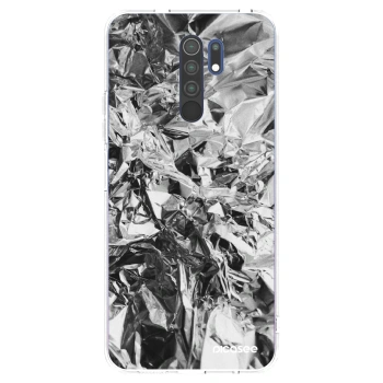 Picasee silikonski prozorni ovitek za Xiaomi Redmi 9 - Chrome