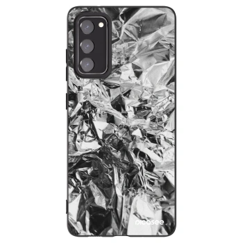 Picasee silikonski črni ovitek za Samsung Galaxy S20 FE - Chrome