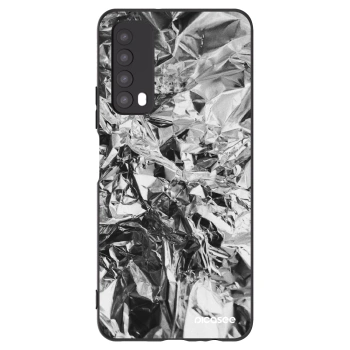 Picasee silikonski črni ovitek za Huawei P Smart 2021 - Chrome