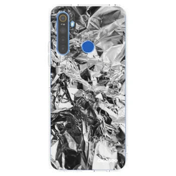 Picasee silikonski prozorni ovitek za Realme 5 - Chrome