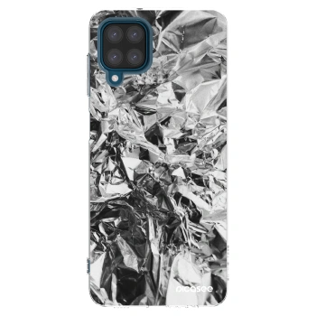 Picasee silikonski prozorni ovitek za Samsung Galaxy A12 A125F - Chrome