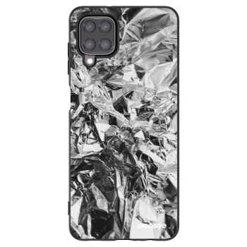 Picasee silikonski črni ovitek za Samsung Galaxy A12 A125F - Chrome