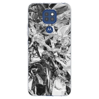 Picasee silikonski prozorni ovitek za Motorola Moto G9 Play - Chrome