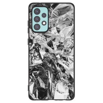 Picasee silikonski črni ovitek za Samsung Galaxy A72 A725F - Chrome