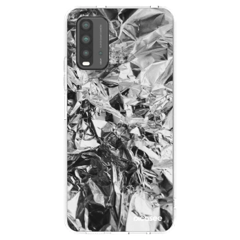 Picasee silikonski prozorni ovitek za Xiaomi Redmi 9T - Chrome