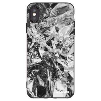 Picasee silikonski črni ovitek za Apple iPhone XS Max - Chrome