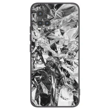 Picasee silikonski črni ovitek za Vivo Y33s - Chrome