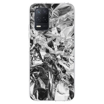Picasee silikonski prozorni ovitek za Realme 8 5G - Chrome