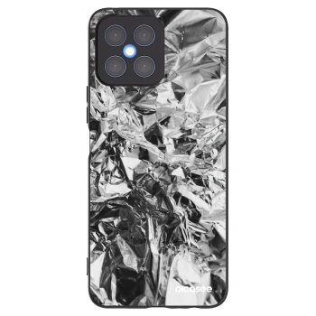 Picasee silikonski črni ovitek za Honor X8 4G - Chrome